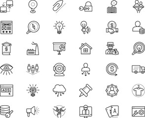 business vector icon set such as: financial, consulting, gps, connect, web page, way, women, more, player, store, web layout, wind, estate, hardware, back, affiliate marketing, statistics