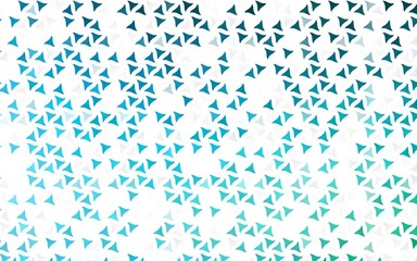 Light Blue, Green vector seamless pattern in polygonal style.