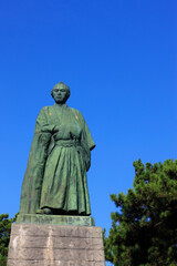 Naklejka premium 坂本龍馬像