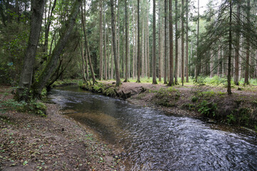 Este River in Lower Saxony, Germany