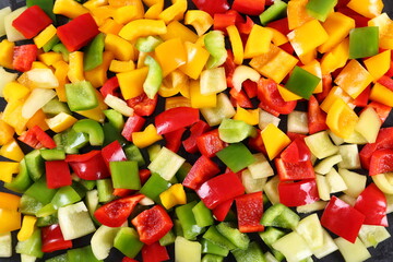 Colorful peppers.