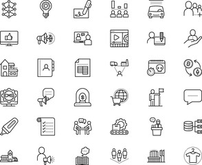 business vector icon set such as: electric, note, energy, station, flag, read, department, waves, railroad, room, associations, shipping, multimedia, specialist, pc, results, device, incubator, glass