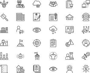 business vector icon set such as: cash, download, champion, disease, collection, outbound, photo, voting, pain, anatomy, villa, real, structure, equipment, finish, parliament, mountain, profile