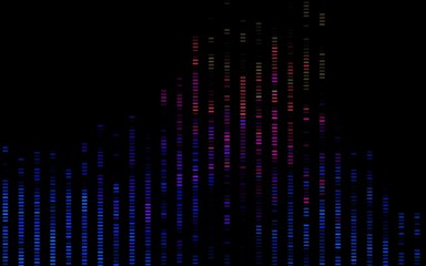 Dark Multicolor, Rainbow vector backdrop with long lines.