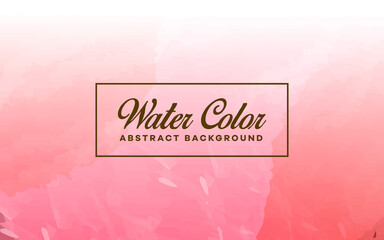 Watercolor background with light red stains