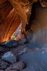 inside the cave