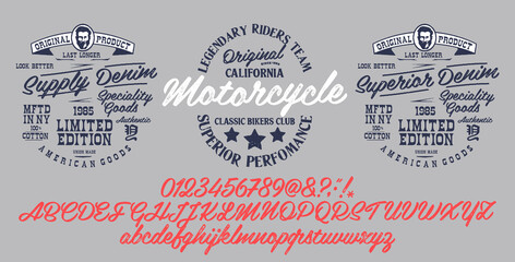 Hand drawn calligraphy typeface for logos.Outdoor poster advertising inspired font.