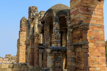 A view of old building structure reminding us of the ancient architectural heritage in India