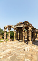 A cluster of old Pillars of a building reminding old culture and Civilization
