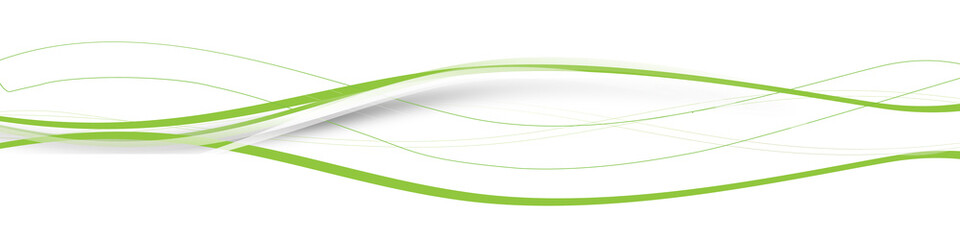 Welle Grün Band Banner Business