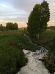 landscape with river