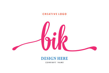 Pharmacy The composition of the BIK logo is simple, easy to understand and authoritative