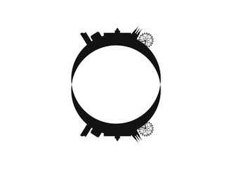 Melbourne city skyline in Australia.