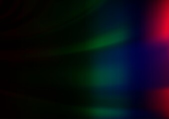 Dark Multicolor, Rainbow vector abstract blurred template.