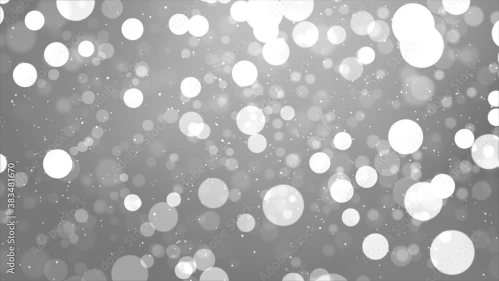 Poster abstract snowfalling beautiful floating dust particles light flare loop background bokeh. christmas,