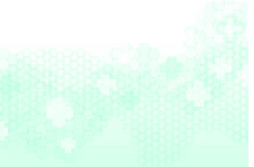 Abstract healthy and medical background. Technology and science wallpaper template with hexagonal shape. Soft blue color medical banner template with space for text. Business vector illustration.