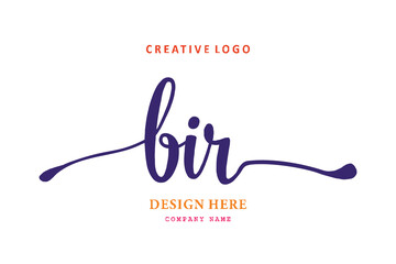 Obraz premium Pharmacy The composition of the BIR logo is simple, easy to understand and authoritative