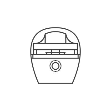 recommend clip art: Ice cream maker icon. Kitchen appliance symbol modern, simple, vector, icon for website design, mobile app, ui. Vector Illustration