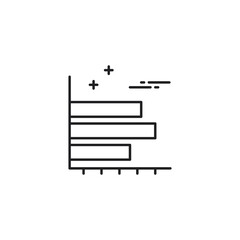 Bar graph icon. Line chart symbol modern, simple, vector, icon for website design, mobile app, ui. Vector Illustration