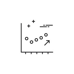 Statistics icon. Chart symbol modern, simple, vector, icon for website design, mobile app, ui. Vector Illustration