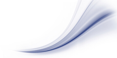 Blue fractal wave on white background