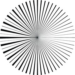 Obraz premium Wavy Lines in Circle Form . Vector Illustration .Technology zigzag round Logo . Circular Design element for patterns , backgrounds , brochures, posters . Abstract concentric stripes Geometric shape .