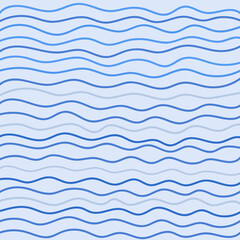 Blue waves pattern, vector 