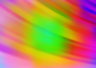 Light Multicolor, Rainbow vector pattern with narrow lines.