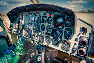 vintage cockpit