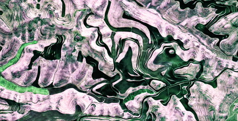 mind ghosts,  texture, abstract photography of the Spain fields from the air, aerial view,...