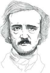 Edgar Allan Poe - American writer, poet, editor, and literary critic.