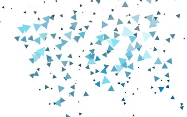 Light BLUE vector pattern in polygonal style.