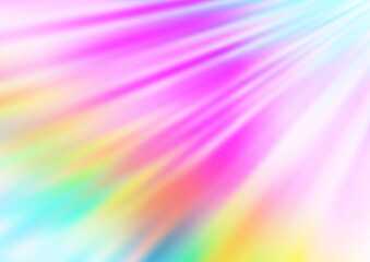 Fototapeta premium Light Multicolor, Rainbow vector layout with flat lines.