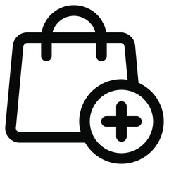 Ecommerce icon. shopping bag icon. box icon, delivery icon, credit card icon, arrow icon, mail message icon, line style icon. vector illustration. vector icon