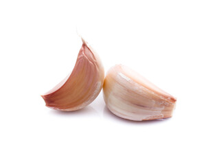 Garlic isolated on white background
