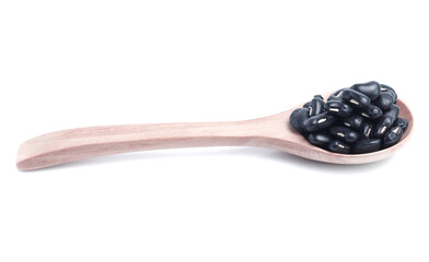 Black Beans  on white background