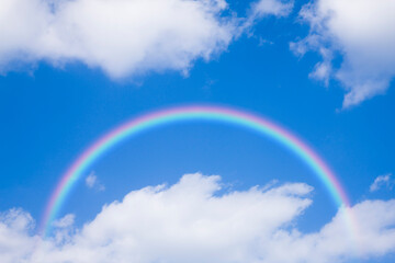 青空に虹