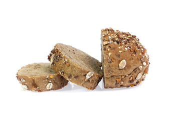 Bread isolated on white background