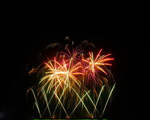 Colorful fireworks