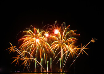 Colorful fireworks