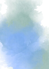 Emerald watercolour background in watercolor style on colorful background. Modern Deep green, great design for any purposes. Creative vector illustration. Grunge, sketch, Splash texture.