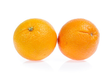 Orange fruit isolated on white background