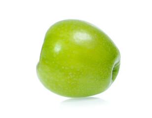 Green apple, isolated on white background
