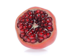 Pomegranate   isolated on white background
