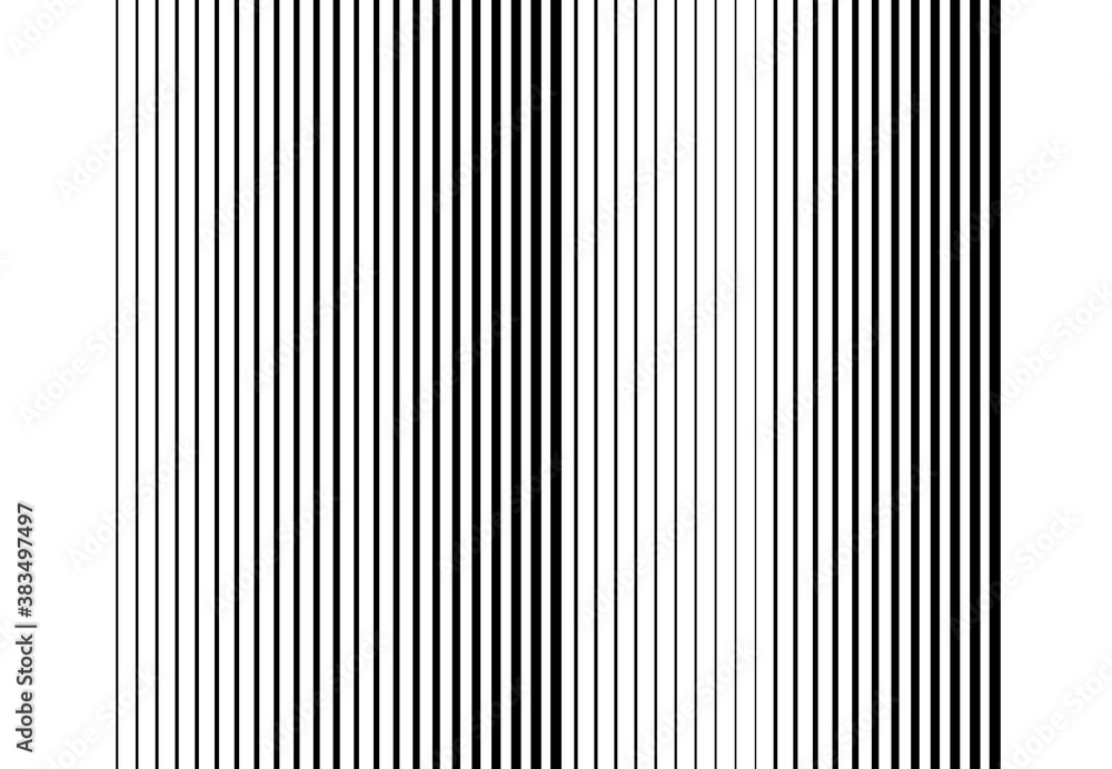 Fototapete halftone vertical straight, parallel and random lines, stripes pattern and background. lines vector 