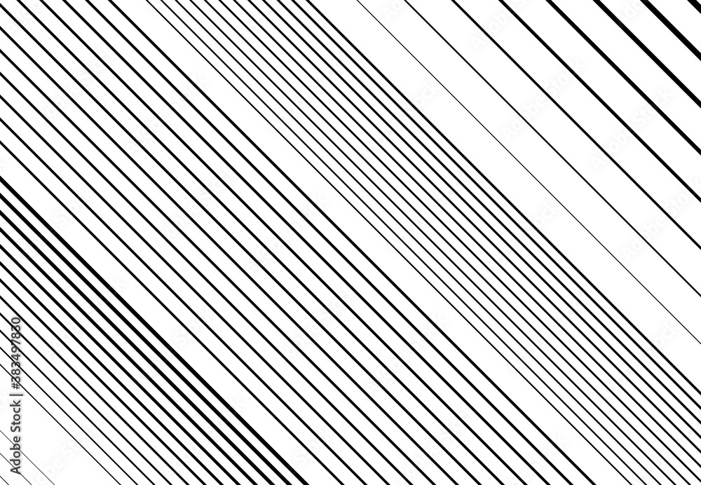 Poster Halftone diagonal, oblique, slanting parallel and random lines,stripes pattern and background.Lines vector illustrations. Streaks, strips, hatching and pinstripes element. Liny, lined, striped vector