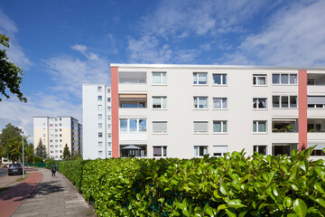 Wohngebäude, monotone Mehrfamilienhäuser, Bremen, Deutschland, Europa