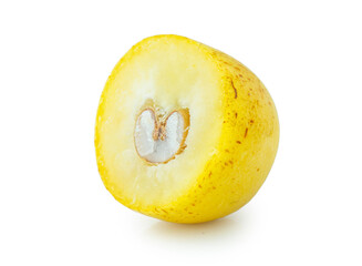 Raw date palm isolated on white backgroud