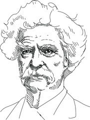 Mark Twain - American writer, journalist and public figure