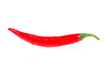 chilli isolated on white background